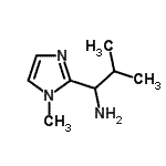 CAS 登录号：927986-27-4， 2-甲基-1-(1-甲基-1H-咪唑-2-基)-1-丙胺