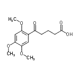 CAS#: 92865-60-6, 5-Oxo-5-(2,4,5-trimethoxyphenyl)pentanoic acid