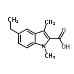 CAS#: 928707-70-4, 5-Ethyl-1,3-dimethyl-1H-indole-2-carboxylic acid