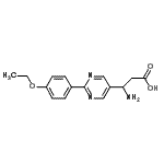 CAS#: 928714-02-7, 3-Amino-3-[2-(4-ethoxyphenyl)-5-pyrimidinyl]propanoic acid