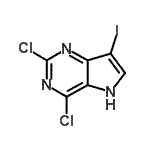 CAS#: 928840-99-7, 2,4-Dichloro-7-iodo-5H-pyrrolo[3,2-d]pyrimidine
