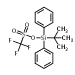 CAS#: 92886-86-7, (2-Methyl-2-propanyl)(diphenyl)silyl trifluoromethanesulfonate