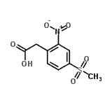CAS#: 929000-10-2, [4-(Methylsulfonyl)-2-nitrophenyl]acetic acid