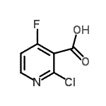 CAS 登录号：929022-76-4， 2-氯-4-氟烟酸