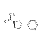 CAS#: 929083-42-1, 1-[3-(3-Pyridinyl)-2,5-dihydro-1H-pyrrol-1-yl]ethanone