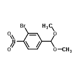 CAS#: 929095-57-8, 2-Bromo-4-(dimethoxymethyl)-1-nitrobenzene