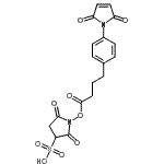 CAS#: 92921-26-1, 1-({4-[4-(2,5-Dioxo-2,5-dihydro-1H-pyrrol-1-yl)phenyl]butanoyl}oxy)-2,5-dioxo-3-pyrrolidinesulfonic acid