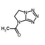 CAS#: 92922-18-4, 1-(5,6-Dihydro-4H-imidazo[1,2-d]tetrazol-4-yl)ethanone