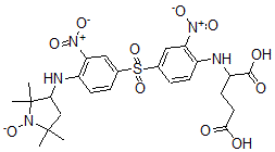 CAS#: 92958-30-0, 4-(Glutamo)-4'-((1-Oxy-2,2,5,5-Tetramethyl-3-Pyrrolidinyl)Amino)-3,3'-Dinitrophenyl Sulfone