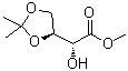 CAS 登录号：92973-40-5， (2R)-[(4S)-2,2-二甲基-1,3-二氧戊环-4-基](羟基)乙酸甲酯