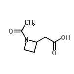 CAS#: 92992-13-7, (1-Acetyl-2-azetidinyl)acetic acid