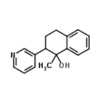 CAS#: 93008-02-7, 1-Methyl-2-(3-pyridinyl)-1,2,3,4-tetrahydro-1-naphthalenol