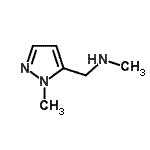 CAS#: 930111-04-9, N-Methyl-1-(1-methyl-1H-pyrazol-5-yl)methanamine