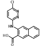 CAS#: 930295-17-3, 3-[(6-chloropyridazin-3-yl)amino]naphthalene-2-carboxylic acid