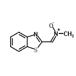 CAS#: 93047-45-1, 1-(1,3-benzothiazol-2-yl)-N-methyl-methanimine oxide
