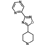 CAS#: 93072-94-7, 2-[5-(4-Piperidinyl)-1,2,4-oxadiazol-3-yl]pyrazine