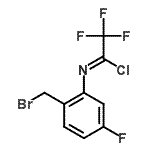 CAS 登录号：930778-46-4， N-[2-(溴甲基)-5-氟苯基]-2,2,2-三氟亚氨乙酰基氯化物