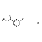 CAS#: 93102-97-7, 2-Amino-1-(3-fluorophenyl)ethanone hydrochloride (1:1)