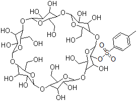 CAS#: 93184-10-2, Mono-2-O-(P-Toluenesulfonyl)-alpha-Cyclodextrin