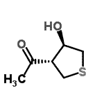 CAS#: 93198-77-7, 1-[(3S,4R)-4-Hydroxytetrahydro-3-thiophenyl]ethanone