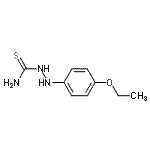 CAS 登录号：93283-01-3， 2-(4-乙氧基苯基)肼基硫代甲酰胺