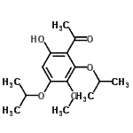 CAS 登录号：93344-50-4， 1-(6-羟基-2,4-二异丙氧基-3-甲氧基-苯基)乙酮