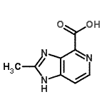 CAS#: 933696-52-7, 2-methyl-1H-imidazo[4,5-c]pyridine-4-carboxylic acid