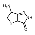 CAS#: 933701-60-1, 6-Amino-2,3a,5,6-tetrahydro-3H-thieno[3,2-c]pyrazol-3-one