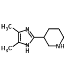 CAS#: 933713-86-1, 3-(4,5-Dimethyl-1H-imidazol-2-yl)piperidine