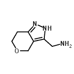 CAS#: 933722-15-7, 1-(2,4,6,7-Tetrahydropyrano[4,3-c]pyrazol-3-yl)methanamine