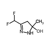 CAS#: 933768-35-5, 3-(Difluoromethyl)-5-methyl-4,5-dihydro-1H-pyrazol-5-ol