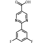 CAS 登录号：933988-73-9， 2-(3,5-二氟苯基)-5-嘧啶羧酸