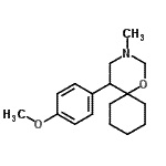 CAS#: 93413-70-8, 5-(4-Methoxyphenyl)-3-methyl-1-oxa-3-azaspiro[5.5]undecane