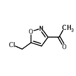 CAS#: 93422-80-1, 1-[5-(Chloromethyl)-1,2-oxazol-3-yl]ethanone