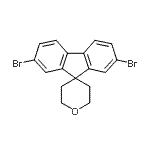 CAS#: 934269-17-7, 2,7-Dibromo-2',3',5',6'-tetrahydrospiro[fluorene-9,4'-pyran]