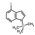 CAS 登录号：934388-22-4， 4-碘-1-(三甲基硅烷基)-1H-吡咯并[2,3-b]吡啶