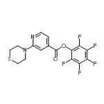 CAS#: 934570-42-0, Pentafluorophenyl 2-(4-thiomorpholinyl)isonicotinate