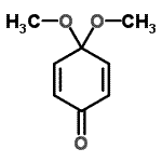 CAS#: 935-50-2, 4,4-Dimethoxy-2,5-cyclohexadien-1-one