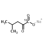 CAS#: 93523-70-7, Sodium 4-methyl-2-oxo(1-<sup>13</sup>C)pentanoate