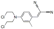 CAS#: 93537-06-5, 2-[[4-[Bis(2-Chloroethyl)Amino]-2-Methyl-Phenyl]Methylidene]Propanedinitrile