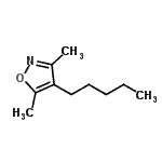 CAS#: 93548-08-4, 3,5-Dimethyl-4-pentyl-1,2-oxazole