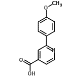 CAS 登录号：935861-30-6， 2-(4-甲氧基苯基)异烟酸