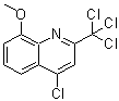 CAS 登录号：93599-98-5， 4-氯-8-甲氧基-2-(三氯甲基)喹啉