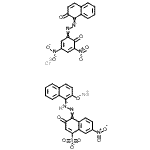 CAS 登录号：93606-20-3， [1-[(2-羟基-3,5-二硝基苯基)偶氮]-2-萘酚][3-羟基-4-[(2-羟基-1-萘基)偶氮]-7-硝基-1-萘磺酸]-铬酸盐钠氢