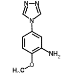 CAS#: 936074-56-5, 2-Methoxy-5-(4H-1,2,4-triazol-4-yl)aniline