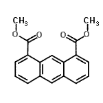 CAS 登录号：93655-34-6， 二甲基1,8-蒽二羧酸酯