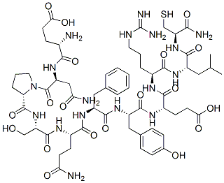 CAS 登录号：93675-09-3， 谷氨酰-天冬氨酰胺酰-脯氨酰-丝氨酰-谷氨酰胺酰-苯基甘氨酰-酪氨酰-谷氨酰-精氨酰-亮氨酰基-半胱氨酰胺