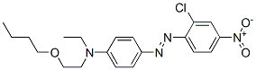 CAS 登录号：93762-07-3， N-(2-丁氧基乙基)-4-[(2-氯-4-硝基苯基)偶氮]-N-乙基苯胺
