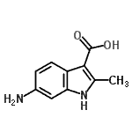 CAS#: 937690-09-0, 6-Amino-2-methyl-1H-indole-3-carboxylic acid