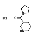 CAS#: 937724-81-7, 3-Piperidinyl(1-pyrrolidinyl)methanone hydrochloride (1:1)